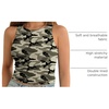 image:imageATHMILE Womens Double Lined Crop Tank Tops Casual Basic Shirts Sleeveless Workout Tops Cute Summer Clothes Teen GirlsCamo