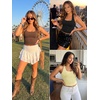 image:imageATHMILE Womens Halter Tank Tops Sexy Backless Double Lined Basic Shirts Y2K Trendy Going Out TopsLight Yellow
