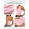 image:imageATHMILE Womens Halter Tank Tops Sexy Backless Double Lined Basic Shirts Y2K Trendy Going Out TopsPink