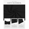 image:imageATHMILE Womens Long Sleeve CrewneckV Neck Ribbed Tops Fall Fitted Stretch Casual Basic T Shirts 2026Bblack