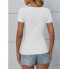 image:imageATHMILE Womens Long Sleeve CrewneckV Neck Ribbed Tops Fall Fitted Stretch Casual Basic T Shirts 2026Bwhite