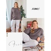 image:imageATHMILE Womens Long Sleeve Shirts Basic Tee Casual Tops Cotton Underscrub  Fall Clothes Loose Fit Winter Fashion Teen Girl School Outfits Teacher Ladies BusinessGray Purple