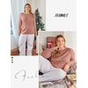 image:imageATHMILE Womens Long Sleeve Shirts Basic Tee Casual Tops Cotton Underscrub  Fall Clothes Loose Fit Winter Fashion Teen Girl School Outfits Teacher Ladies BusinessPink