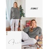 image:imageATHMILE Womens Long Sleeve Shirts Basic Tee Casual Tops Cotton Underscrub  Fall Clothes Loose Fit Winter Fashion Teen Girl School Outfits Teacher Ladies BusinessGrey