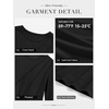 image:imageATHMILE Womens Long Sleeve Shirts Pleated Crew Neck Casual Tops  Fall Fashion Loose Fit School Outfits Teacher Basic Clothes Vacation TrendyBlack