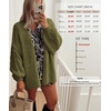 image:imageATHMILE Womens Oversized Cardigan Sweaters Fall Fashion Clothes  Long Lantern Sleeve TrendyChunky Knit Open FrontCozy Thick Winter OutfitsArmy Green