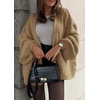 image:imageATHMILE Womens Oversized Cardigan Sweaters Fall Fashion Clothes  Long Lantern Sleeve TrendyChunky Knit Open FrontCozy Thick Winter OutfitsCamel