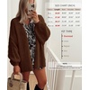image:imageATHMILE Womens Oversized Cardigan Sweaters Fall Fashion Clothes  Long Lantern Sleeve TrendyChunky Knit Open FrontCozy Thick Winter OutfitsCaramel