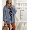 image:imageATHMILE Womens Oversized Cardigan Sweaters Fall Fashion Clothes  Long Lantern Sleeve TrendyChunky Knit Open FrontCozy Thick Winter OutfitsHaze Blue