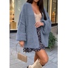 image:imageATHMILE Womens Oversized Cardigan Sweaters Fall Fashion Clothes  Long Lantern Sleeve TrendyChunky Knit Open FrontCozy Thick Winter OutfitsHaze Blue
