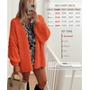 image:imageATHMILE Womens Oversized Cardigan Sweaters Fall Fashion Clothes  Long Lantern Sleeve TrendyChunky Knit Open FrontCozy Thick Winter OutfitsOrange