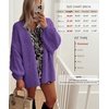 image:imageATHMILE Womens Oversized Cardigan Sweaters Fall Fashion Clothes  Long Lantern Sleeve TrendyChunky Knit Open FrontCozy Thick Winter OutfitsPurple