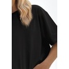 image:imageATHMILE Womens Oversized T Shirts Loose Fit Crewneck Short Sleeve Tops Summer Casual Blouse Y2K Basic Tee 2023Black