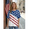 image:imageATHMILE Womens Oversized T Shirts Short Sleeve Workout Tops  Cotton Casual Loose Fit Basic Graphics Gym Summer Plus Size Fashion ClothesUsa Flag