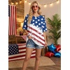 image:imageATHMILE Womens Oversized T Shirts Short Sleeve Workout Tops  Cotton Casual Loose Fit Basic Graphics Gym Summer Plus Size Fashion ClothesUsa Flag