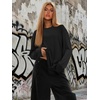 image:imageATHMILE Womens Oversized T Shirts Short Sleeve Workout Tops  Cotton Casual Loose Fit Basic Graphics Gym Summer Plus Size Fashion ClothesZblack