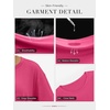 image:imageATHMILE Womens Oversized T Shirts Short Sleeve Workout Tops  Cotton Casual Loose Fit Basic Graphics Gym Summer Plus Size Fashion ClothesZhot Pink