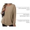 image:imageATHMILE Womens Oversized T Shirts Short Sleeve Workout Tops  Cotton Casual Loose Fit Basic Graphics Gym Summer Plus Size Fashion ClothesZkhaki