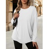 image:imageATHMILE Womens Oversized T Shirts Short Sleeve Workout Tops  Cotton Casual Loose Fit Basic Graphics Gym Summer Plus Size Fashion ClothesZwhite