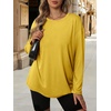 image:imageATHMILE Womens Oversized T Shirts Short Sleeve Workout Tops  Cotton Casual Loose Fit Basic Graphics Gym Summer Plus Size Fashion ClothesZyellow