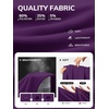 image:imageATHMILE Womens Oversized T Shirts Summer Tops Spring Casual Loose Fit Workout Short Sleeve 2026 Beach VacationDark Purple