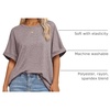 image:imageATHMILE Womens Oversized T Shirts Summer Tops Spring Casual Loose Fit Workout Short Sleeve 2026 Beach VacationGray Purple