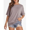 image:imageATHMILE Womens Oversized T Shirts Summer Tops Spring Casual Loose Fit Workout Short Sleeve 2026 Beach VacationGray Purple