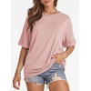 image:imageATHMILE Womens Oversized T Shirts Summer Tops Spring Casual Loose Fit Workout Short Sleeve 2026 Beach VacationLight Pink