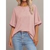 image:imageATHMILE Womens Oversized T Shirts Summer Tops Spring Casual Loose Fit Workout Short Sleeve 2026 Beach VacationLight Pink