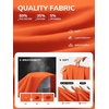 image:imageATHMILE Womens Oversized T Shirts Summer Tops Spring Casual Loose Fit Workout Short Sleeve 2026 Beach VacationOrange