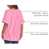 image:imageATHMILE Womens Oversized T Shirts Summer Tops Spring Casual Loose Fit Workout Short Sleeve 2026 Beach VacationPink