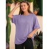 image:imageATHMILE Womens Oversized T Shirts Summer Tops Spring Casual Loose Fit Workout Short Sleeve 2026 Beach VacationPurple