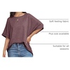 image:imageATHMILE Womens Oversized T Shirts Summer Tops Spring Casual Loose Fit Workout Short Sleeve 2026 Beach VacationWine Red
