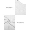 image:imageATHMILE Womens Scoop Neck Long Sleeve Tops Fashion Ribbed Knit Shirts Slim Fitted Casual Basic Tee T Shirt for Women 2026Awhite