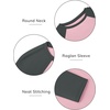 image:imageATHMILE Womens Short SleeveLong Sleeve Cropped Tops Slim Fit Stretchy Color Block Slightly Shirts Y2k Fashion Clothes2pink Charcoal Combo