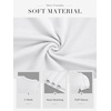image:imageATHMILE Womens Summer Tops V Neck T Shirts Swiss Dot Puff Sleeve Tops Loose Casual TshirtsWhite