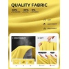 image:imageATHMILE Womens T Shirts Short Sleeve V Neck Summer Tops Basic Tees  Lightweight Breathable Casual Sorf Plus Size Spring Summer Tops ClothesLemon Yellow
