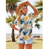 image:imageATHMILE Womens T Shirts Short Sleeve V Neck Summer Tops Basic Tees  Lightweight Breathable Casual Sorf Plus Size Spring Summer Tops ClothesMulti Teal