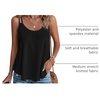 image:imageATHMILE Womens Tank Tops Sleeveless Summer Top Spaghetti Strap  Flowy Boho ClothesLoose Spring Shirt Loose FitBeach Vacation Camisole EyeletBlack