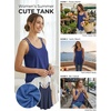 image:imageATHMILE Womens Tank Tops Sleeveless Summer Top Spaghetti Strap  Flowy Boho ClothesLoose Spring Shirt Loose FitBeach Vacation Camisole EyeletDark Blue