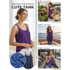 image:imageATHMILE Womens Tank Tops Sleeveless Summer Top Spaghetti Strap  Flowy Boho ClothesLoose Spring Shirt Loose FitBeach Vacation Camisole EyeletDark Purple
