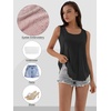 image:imageATHMILE Womens Tank Tops Sleeveless Summer Top Spaghetti Strap  Flowy Boho ClothesLoose Spring Shirt Loose FitBeach Vacation Camisole EyeletZblack