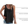 image:imageATHMILE Womens Tank Tops Sleeveless Summer Top Spaghetti Strap  Flowy Boho ClothesLoose Spring Shirt Loose FitBeach Vacation Camisole EyeletZblack