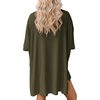 image:imageATHMILE Womens Two Piece Short Lounge Sets Spring Summer Casual Oversized Shirts Airport Travel Outfit Beach Vacation 2026Army Green