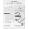 image:imageATHMILE Womens V Neck 34 Sleeve T Shirts Spring Summer Tops Tunic Casual Tees Henley Beach Vacation Basic Fashion ClothesHalfwhite