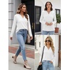 image:imageATHMILE Womens V Neck 34 Sleeve T Shirts Spring Summer Tops Tunic Casual Tees Henley Beach Vacation Basic Fashion ClothesLongwhite
