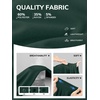 image:imageATHMILE Womens V Neck Short Sleeve Summer T Shirts Curved Hem Plain Top  Lightweight Breathable Casual Spring Summer TeeDeepgreen