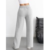 image:imageATHMILE Womens Wide Leg Sweatpants High Waisted Baggy Interior Drawstring Joggers Straight Leg Sweat Pants with PocketsGrey