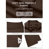 image:imageATHMILE Womens Wide Leg Sweatpants High Waisted Baggy Lounge Pants with Pockets Drawstring Comfy Casual Athletic PalazzoCoffee Brown