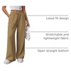 image:imageATHMILE Womens Wide Leg Sweatpants High Waisted Baggy Teen Girl Pants  Fall Fashion Winter Clothes Lounge Travel Joggers With PocketsDark Khaki